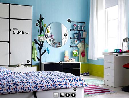 dormitorio juvenil de Ikea