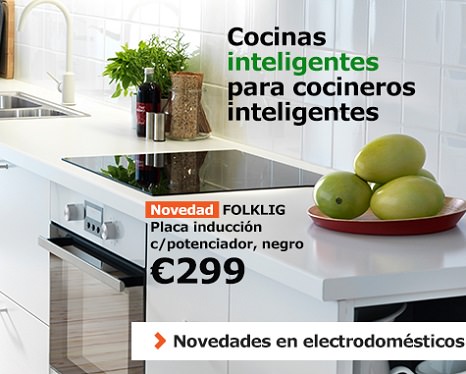 Cocinas inteligentes con los electrodomésticos de Ikea